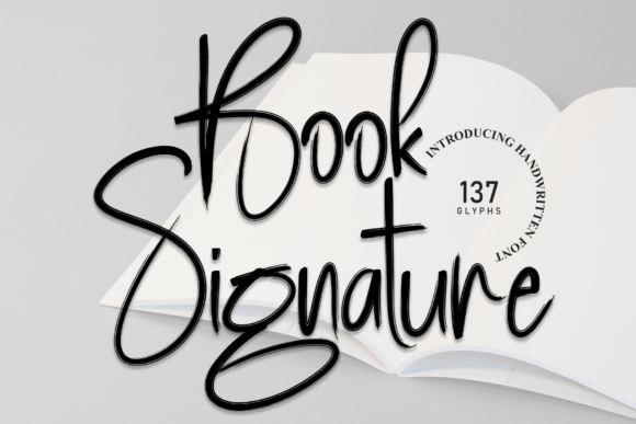 Book Signature: A Creative Font for Authentic Design