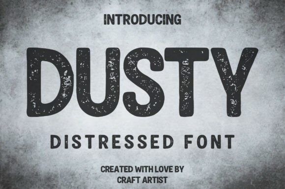Dusty Font: Authentic Grit for Modern Design