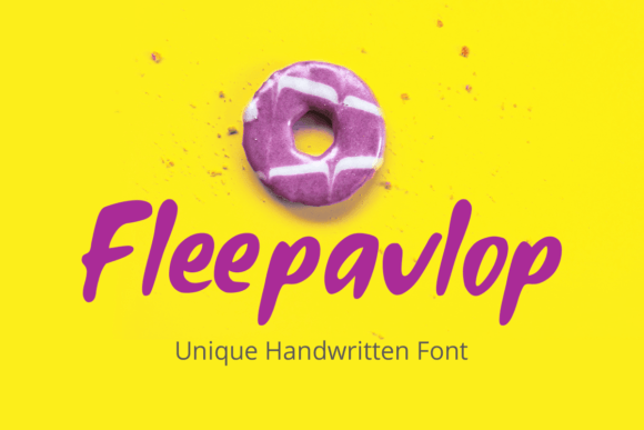 Fleepavlop: A Handwritten Font That Captures Modern Energy