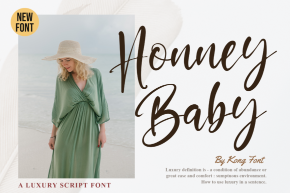 Honney Baby: A Handwritten Script for Modern Creatives