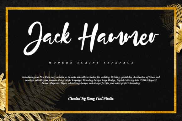 Jack Hammer: The Playful Handwritten Font for Bold Branding
