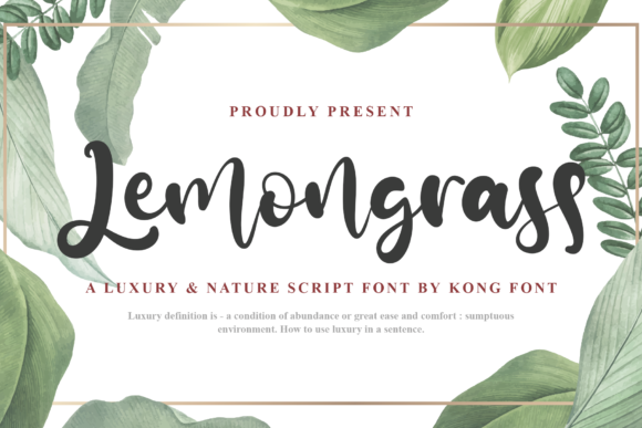 Lemongrass: A Modern Handwritten Script for Creative Projects