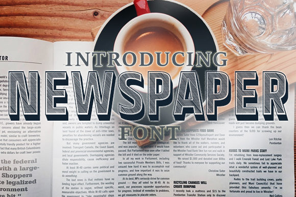 Why the Newspaper Font Captures Attention Instantly